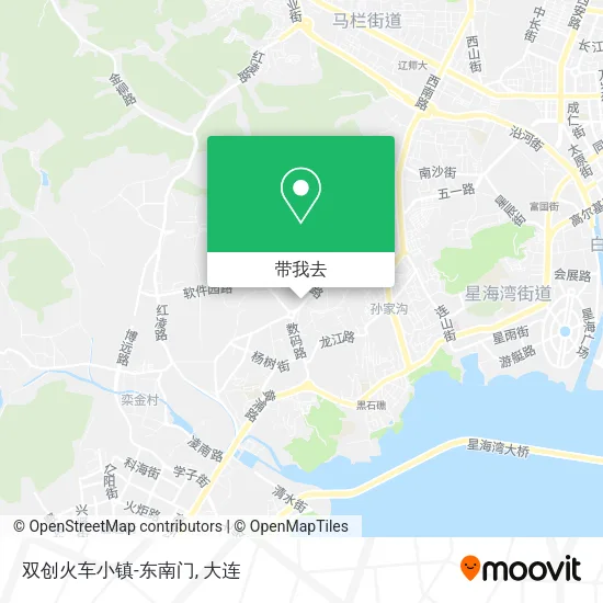 双创火车小镇-东南门地图
