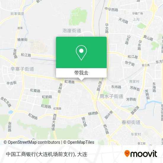 中国工商银行(大连机场前支行)地图