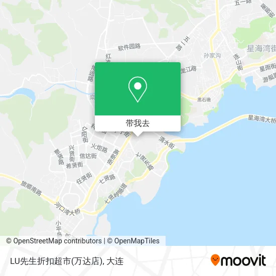 LU先生折扣超市(万达店)地图
