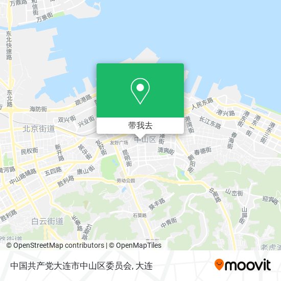 中国共产党大连市中山区委员会地图