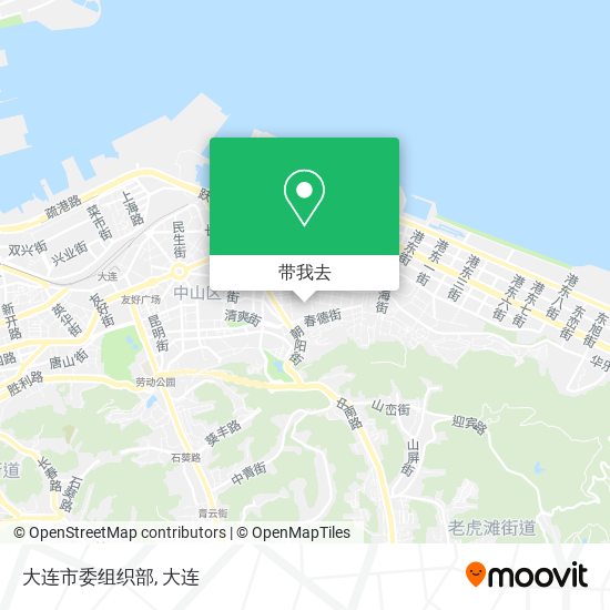 大连市委组织部地图