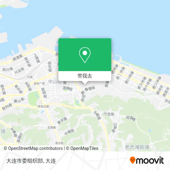 大连市委组织部地图