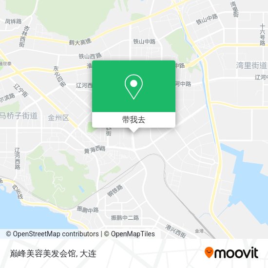 巅峰美容美发会馆地图