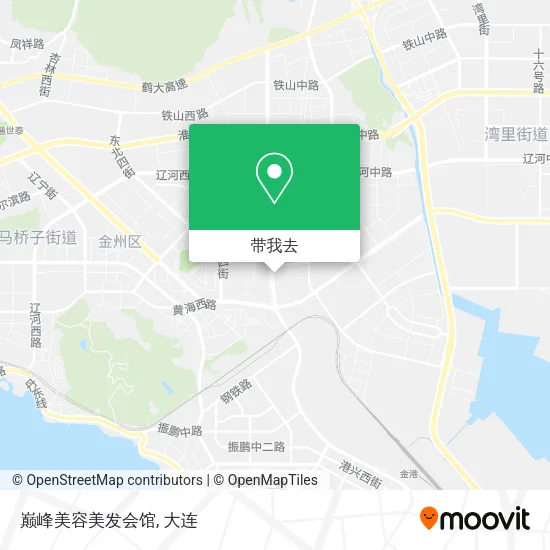 巅峰美容美发会馆地图