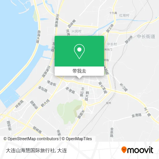 大连山海慧国际旅行社地图