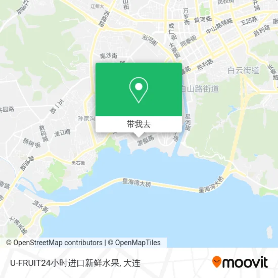 U-FRUIT24小时进口新鲜水果地图