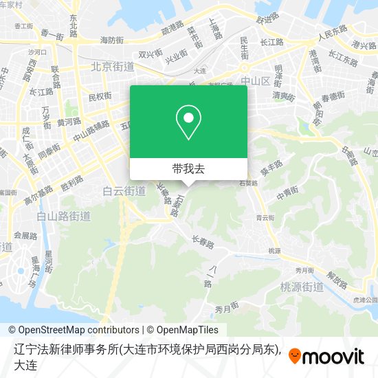 辽宁法新律师事务所(大连市环境保护局西岗分局东)地图