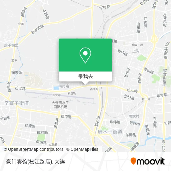 豪门宾馆(松江路店)地图