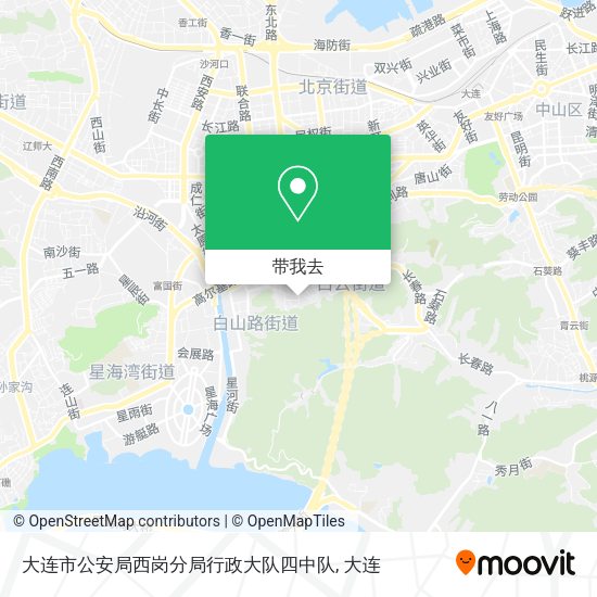 大连市公安局西岗分局行政大队四中队地图