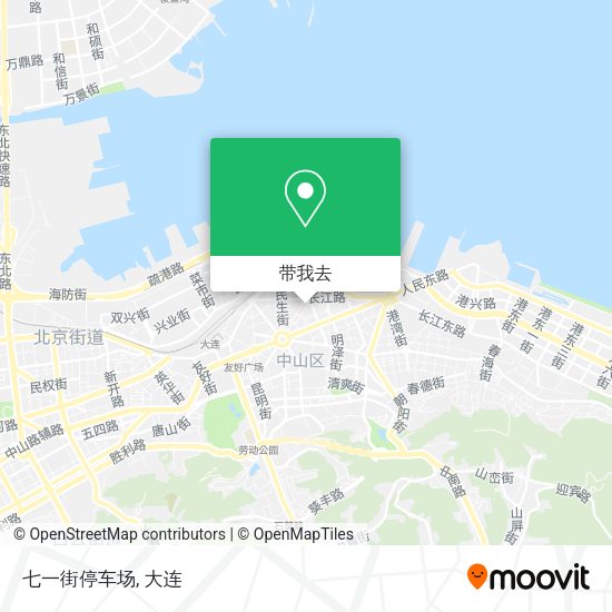 七一街停车场地图