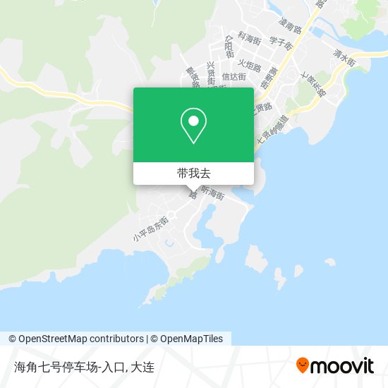 海角七号停车场-入口地图