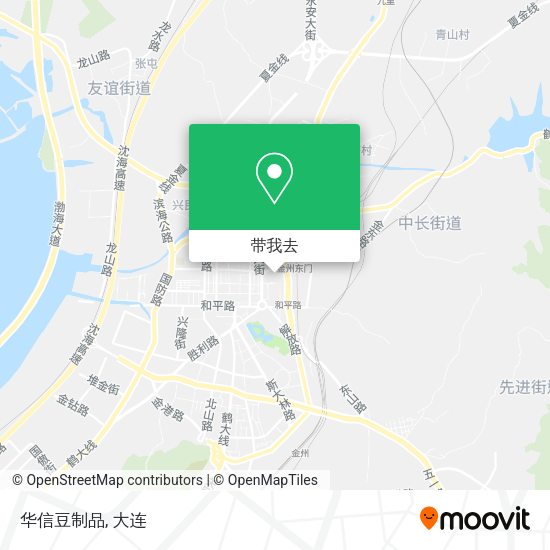 华信豆制品地图