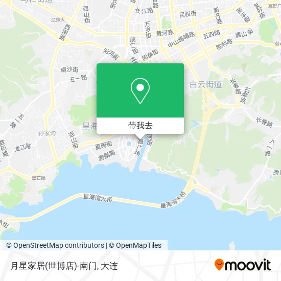 月星家居(世博店)-南门地图
