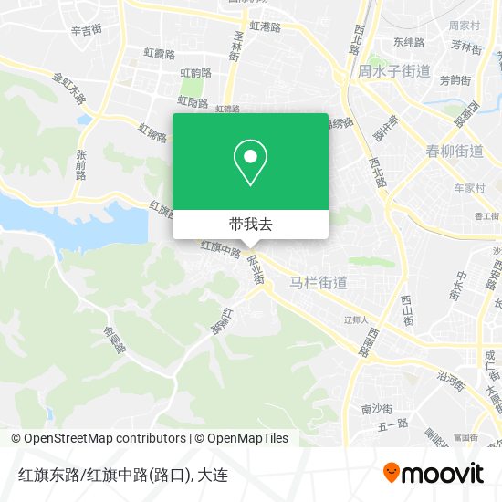 红旗东路/红旗中路(路口)地图