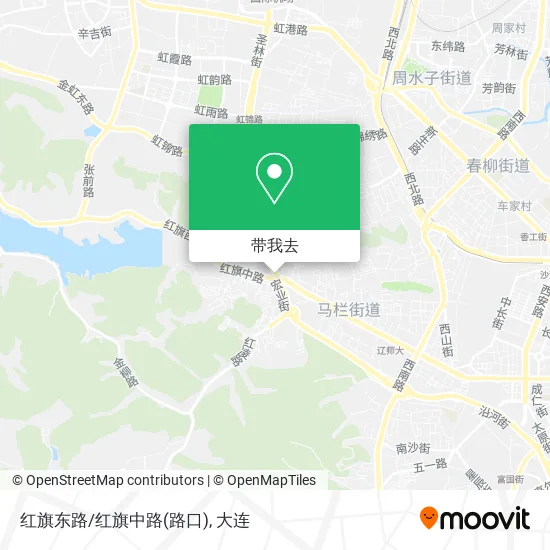 红旗东路/红旗中路(路口)地图