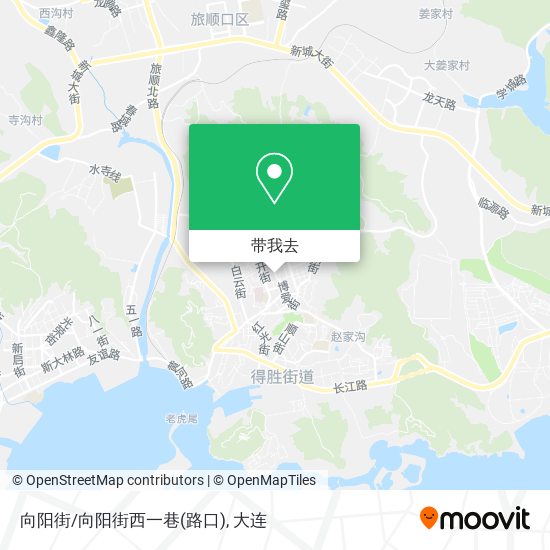 向阳街/向阳街西一巷(路口)地图