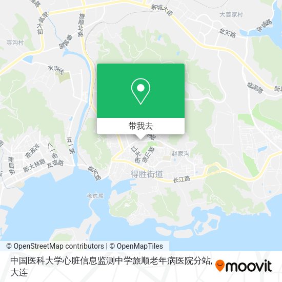 中国医科大学心脏信息监测中学旅顺老年病医院分站地图