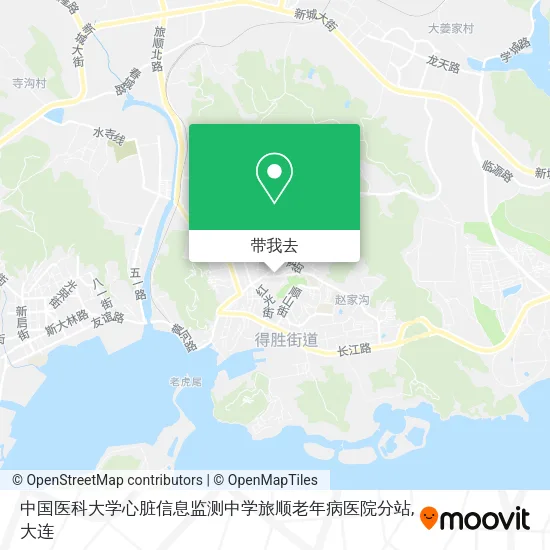 中国医科大学心脏信息监测中学旅顺老年病医院分站地图