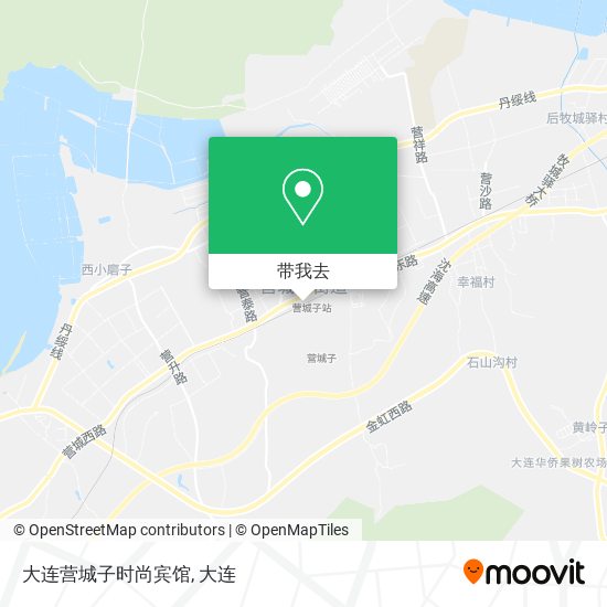 大连营城子时尚宾馆地图