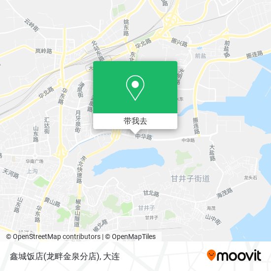 鑫城饭店(龙畔金泉分店)地图
