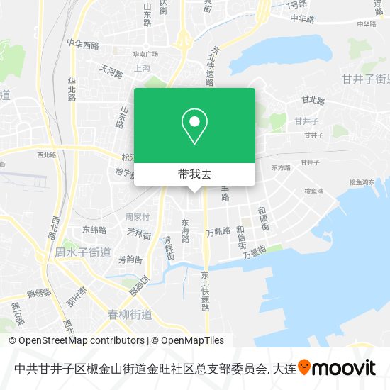 中共甘井子区椒金山街道金旺社区总支部委员会地图