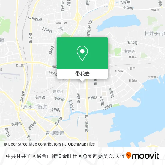 中共甘井子区椒金山街道金旺社区总支部委员会地图