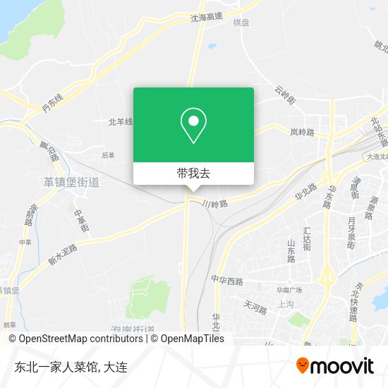 东北一家人菜馆地图