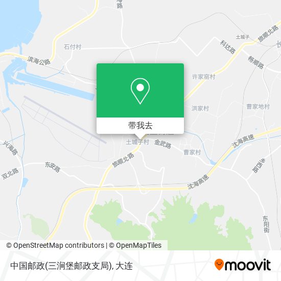 中国邮政(三涧堡邮政支局)地图