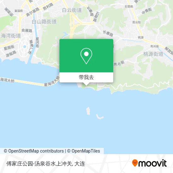 傅家庄公园-汤泉谷水上冲关地图
