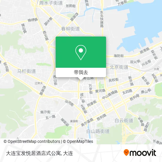大连宝发悦居酒店式公寓地图