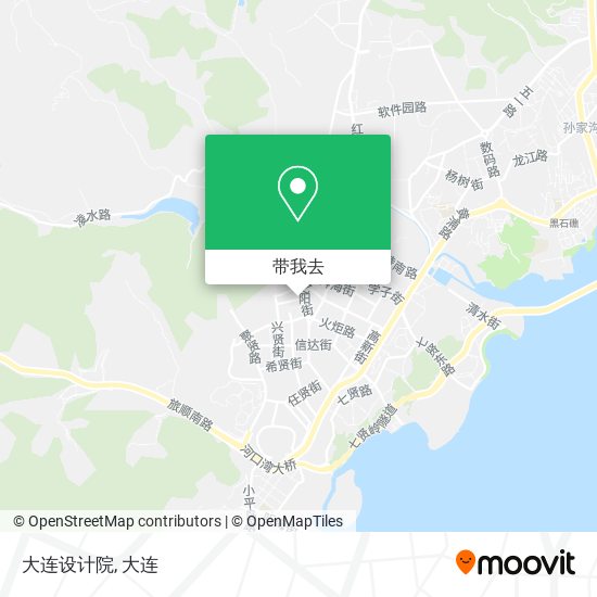 大连设计院地图