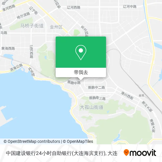 中国建设银行24小时自助银行(大连海滨支行)地图