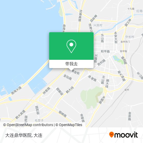 大连鼎华医院地图