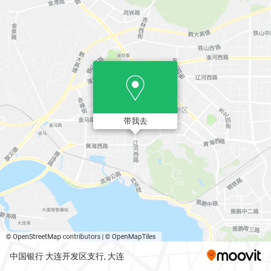 中国银行 大连开发区支行地图