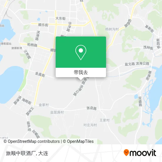 旅顺中联酒厂地图