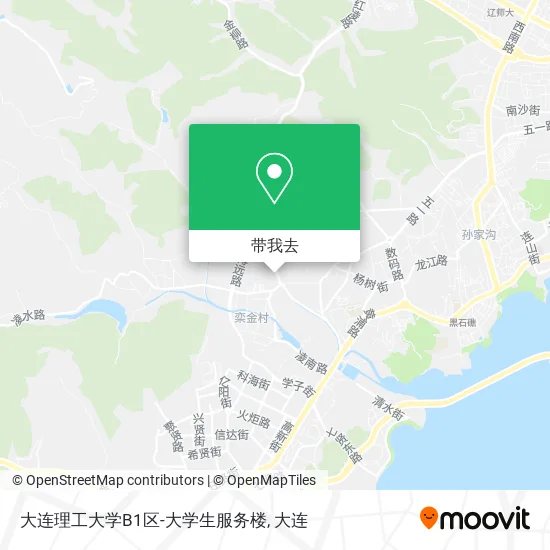 大连理工大学B1区-大学生服务楼地图