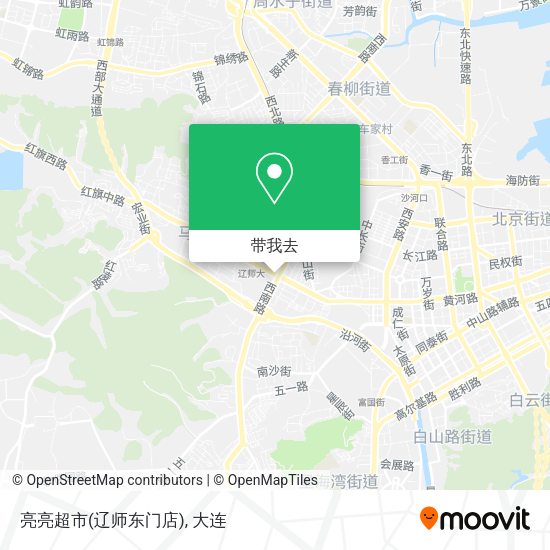 亮亮超市(辽师东门店)地图