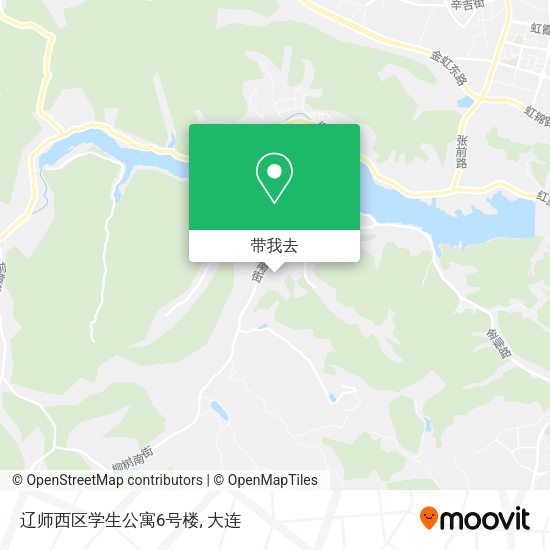 辽师西区学生公寓6号楼地图
