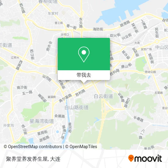 聚养堂养发养生屋地图