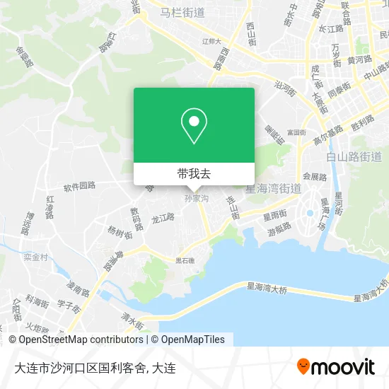 大连市沙河口区国利客舍地图