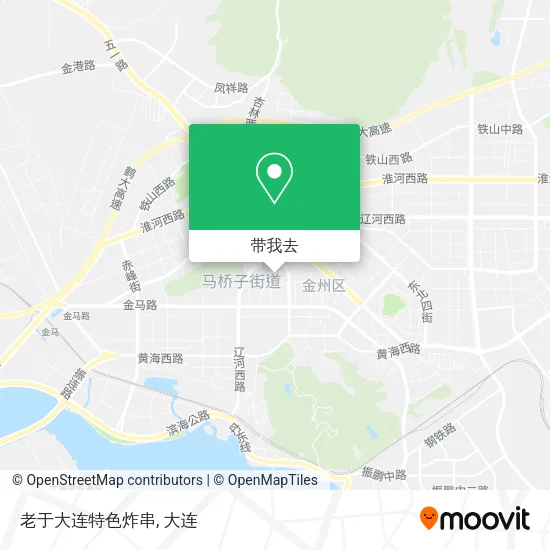 老于大连特色炸串地图
