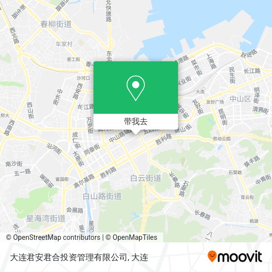 大连君安君合投资管理有限公司地图