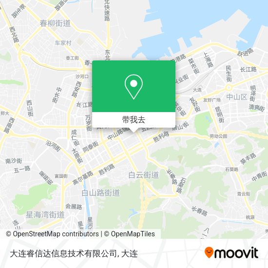 大连睿信达信息技术有限公司地图