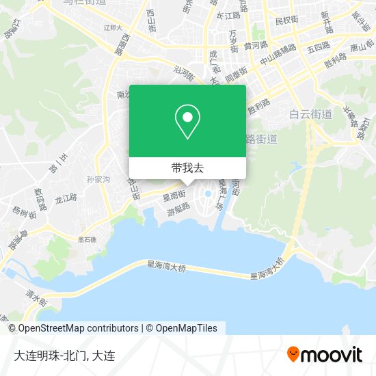 大连明珠-北门地图
