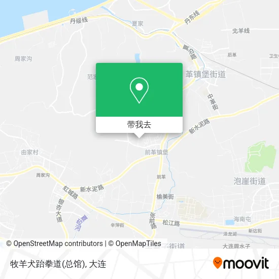 牧羊犬跆拳道(总馆)地图