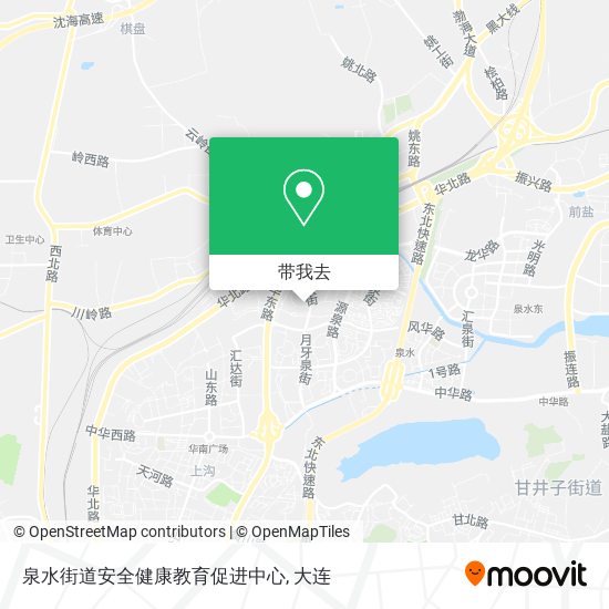 泉水街道安全健康教育促进中心地图