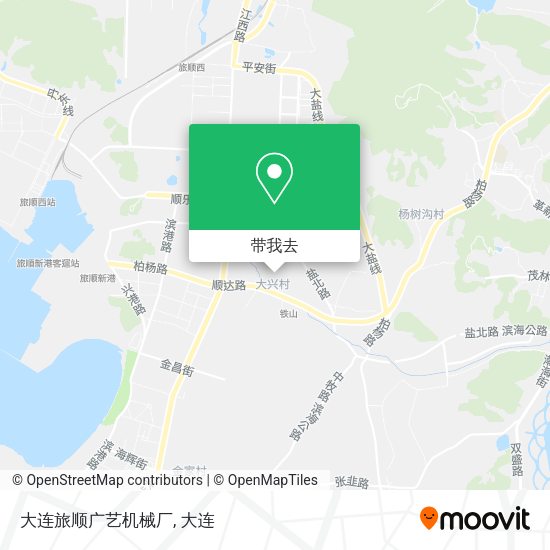 大连旅顺广艺机械厂地图