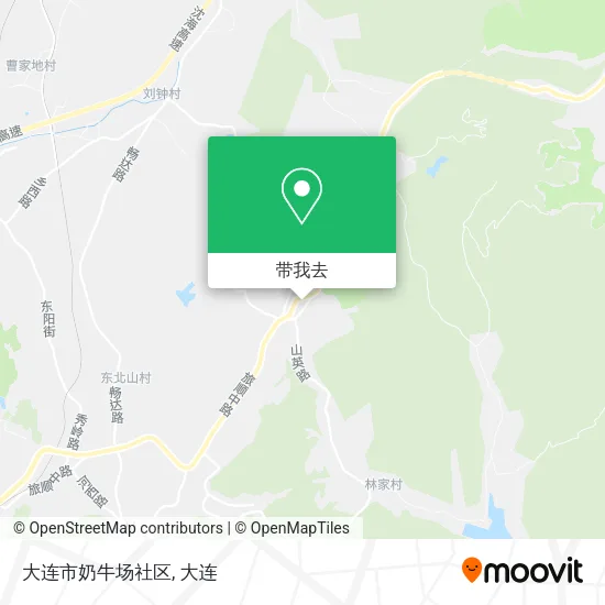 大连市奶牛场社区地图