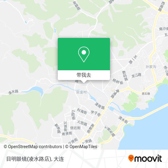 目明眼镜(凌水路店)地图