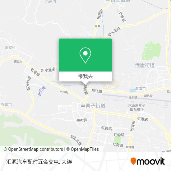 汇源汽车配件五金交电地图
